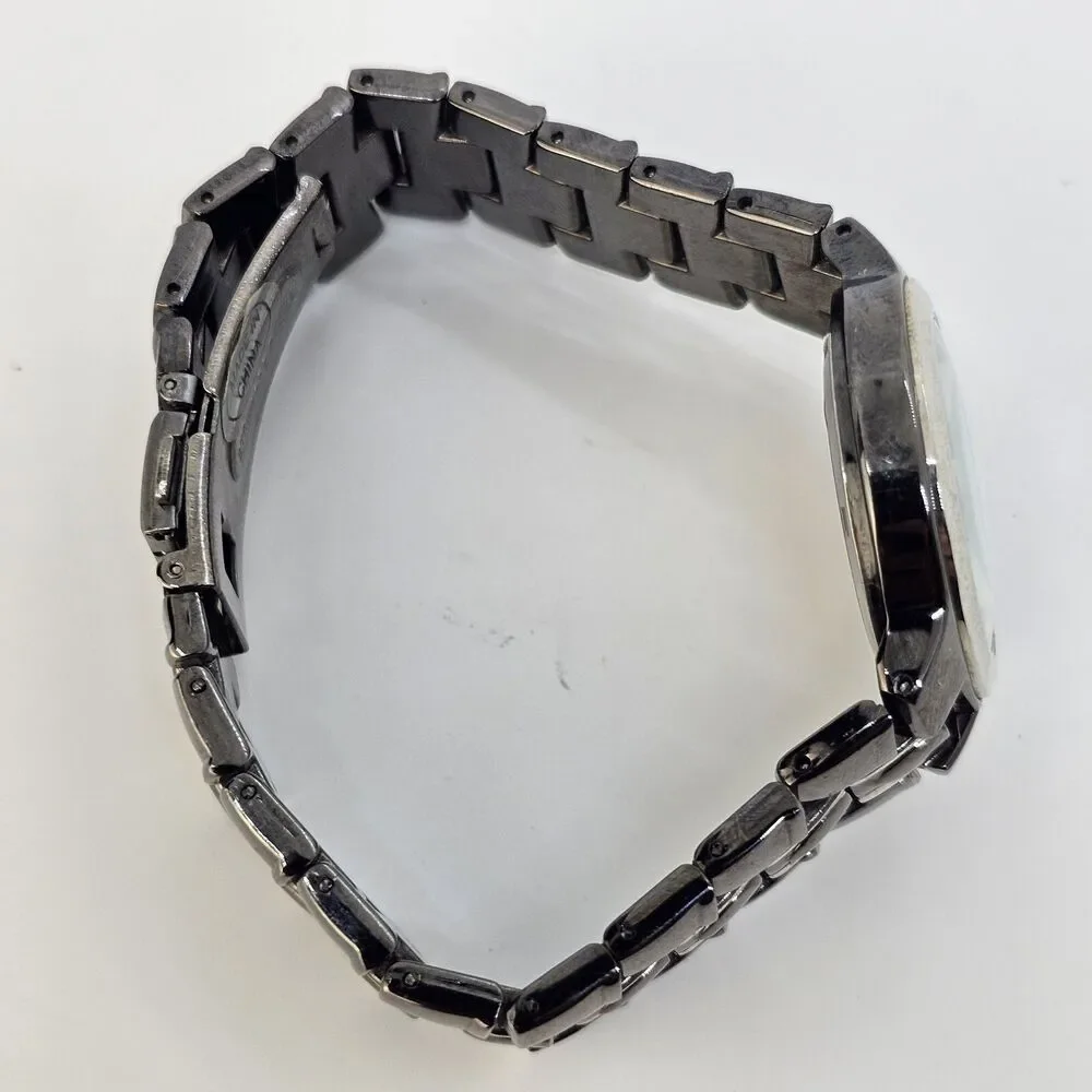 VTG‎ Paul Jardin Women's Watch 33MM Green Dial Black Bracelet 7.5